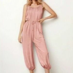 Victoria's Secret stain balloon leg Jumpsuit ( green )